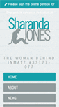 Mobile Screenshot of iamsharandajones.org