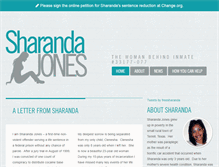 Tablet Screenshot of iamsharandajones.org
